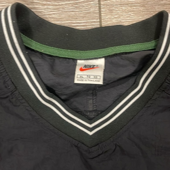 Vintage Nike pull over wind breaker jacket size xl black - Picture 2 of 9